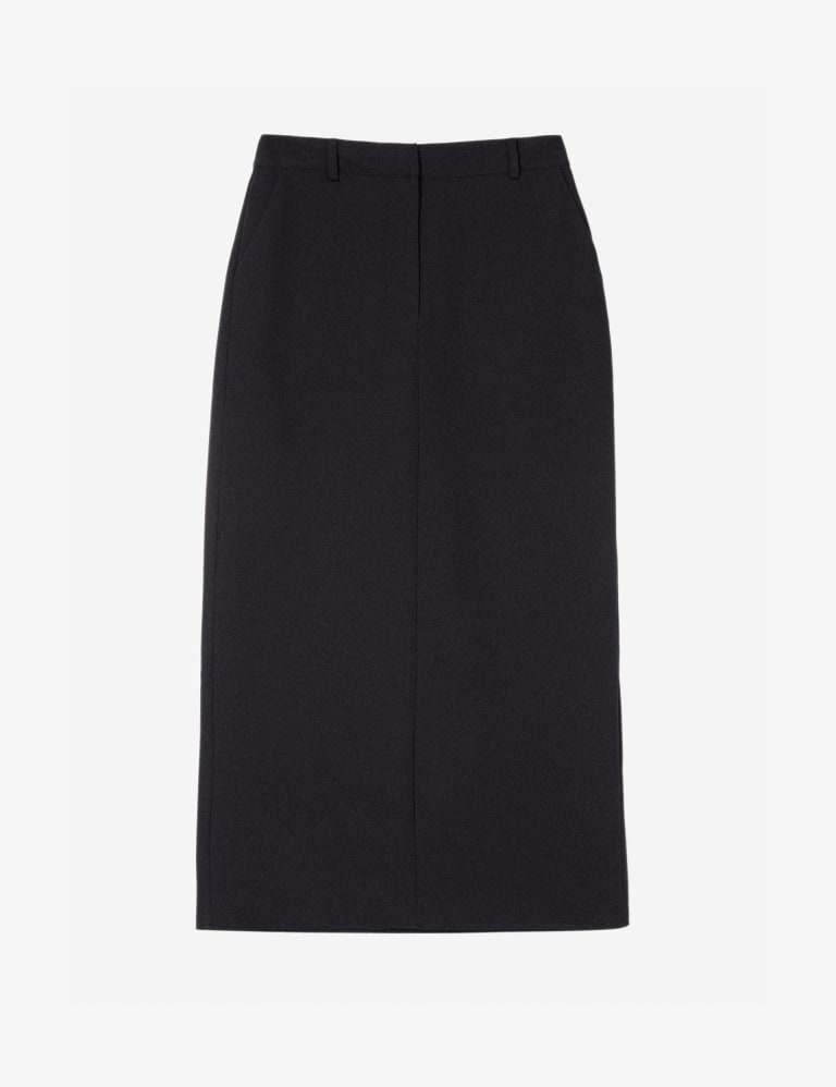 Split Back Maxi Pencil Skirt