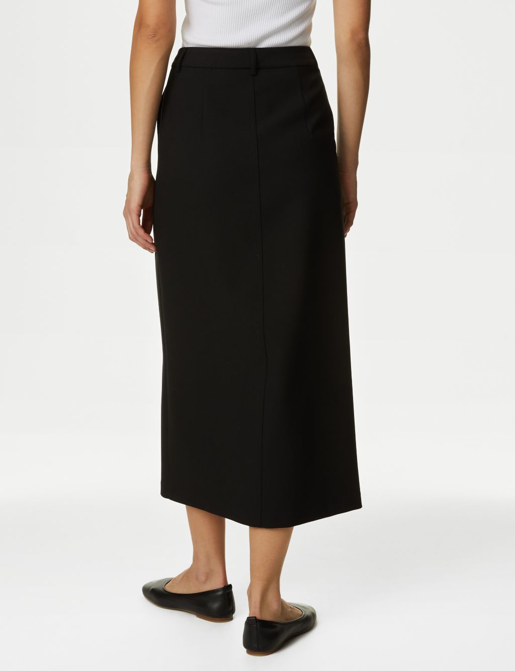 Split Front Maxi A-Line Skirt | M&S Collection | M&S