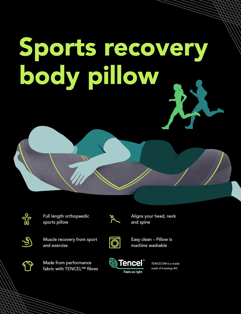 Sports Recovery Medium Body PIllow 1 of 11