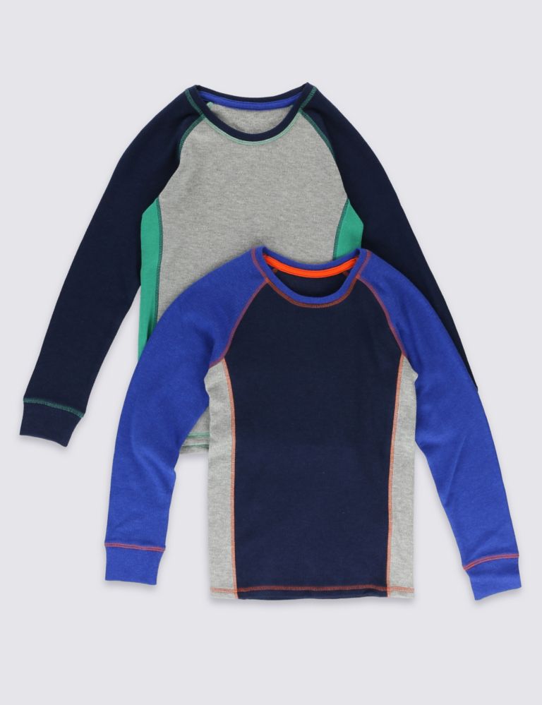 Sporty Long Sleeve Thermal Tops (18 Months - 16 Years) 1 of 2