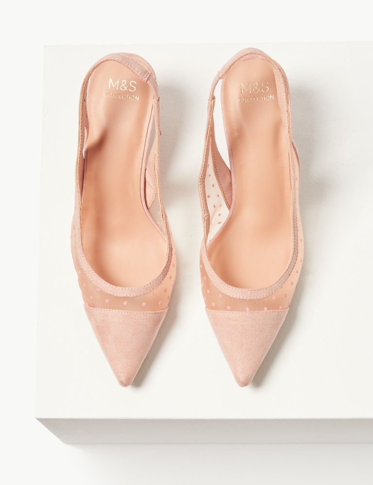 M and s kitten heel shoes hotsell