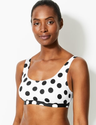 Padded Scoop Neck Bikini Top, M&S Collection