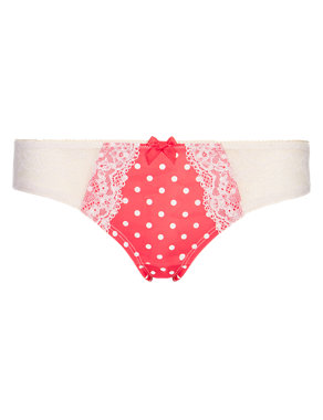 Spotted Brazilian Knickers ONLINE ONLY Image 2 of 3