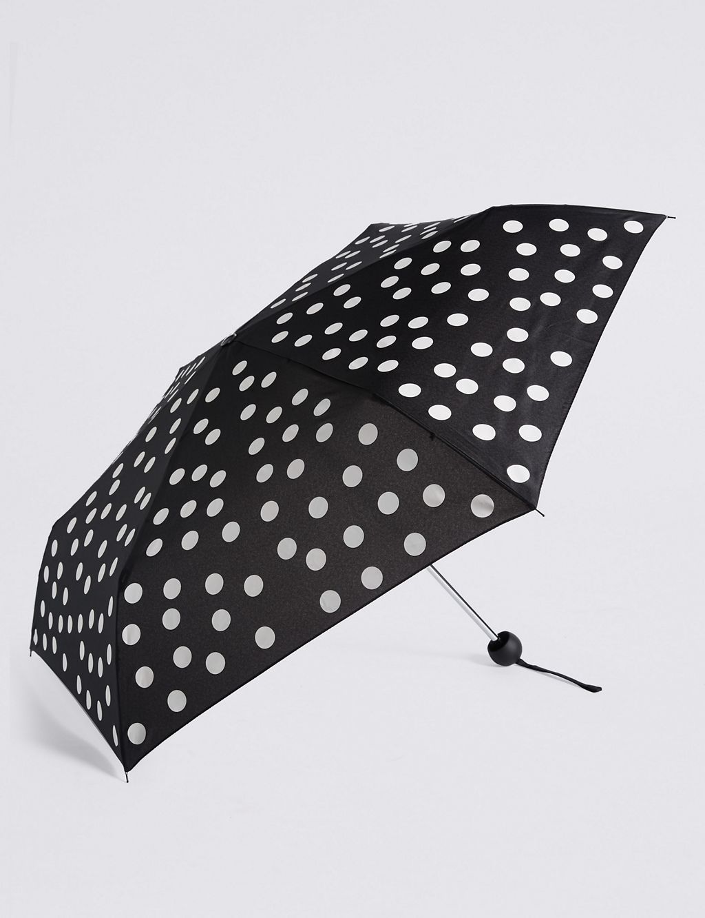 Spotted Compact Umbrella with Stormwear™ 3 of 3