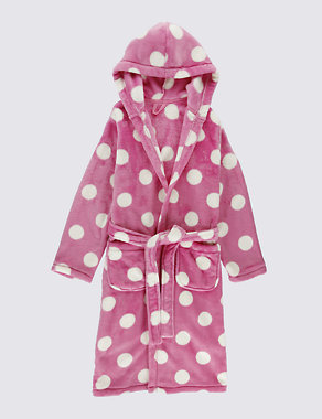 Spotted Dressing Gown with Belt (1-16 Yrs) Image 2 of 3