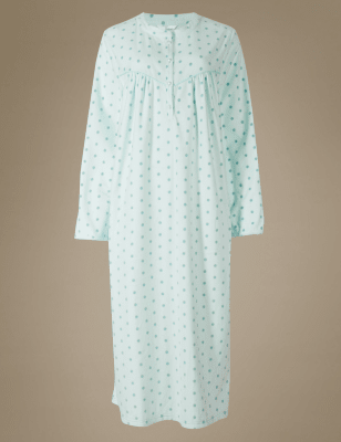 marks and spencer fleece nightdress