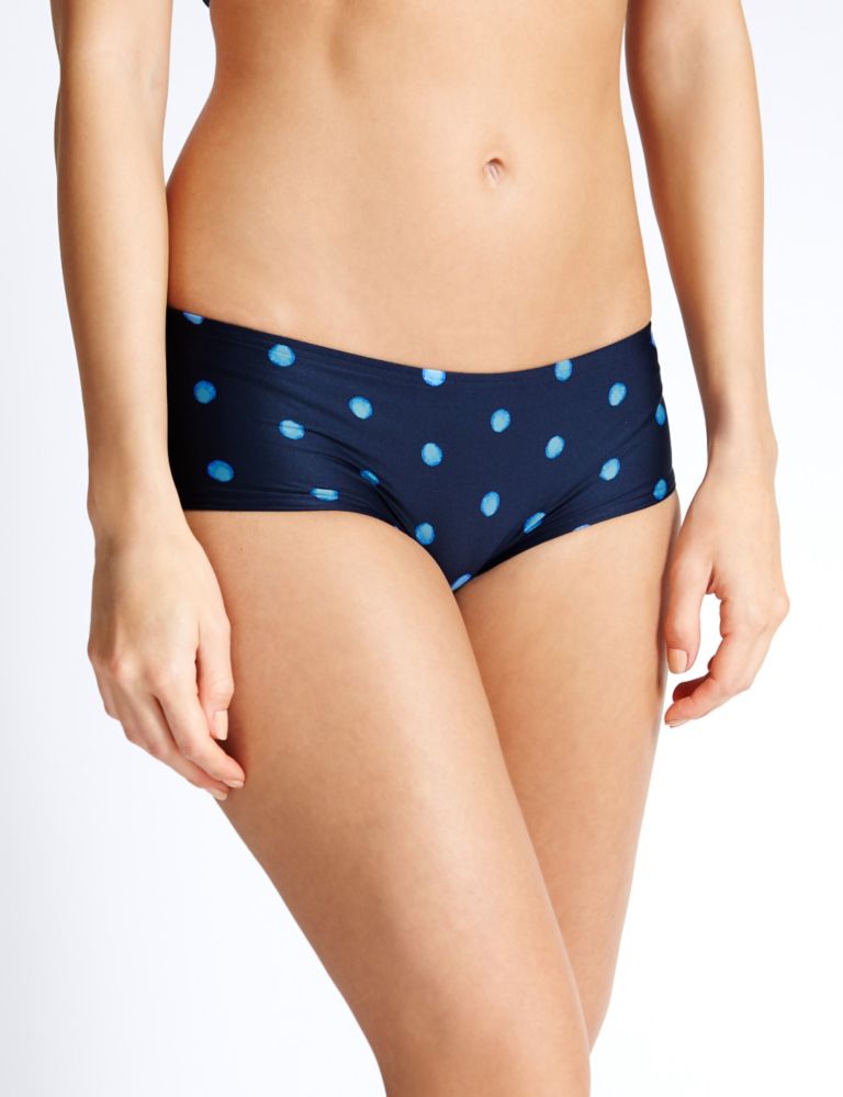 Spotted Hipster Bikini Bottoms 1 of 3