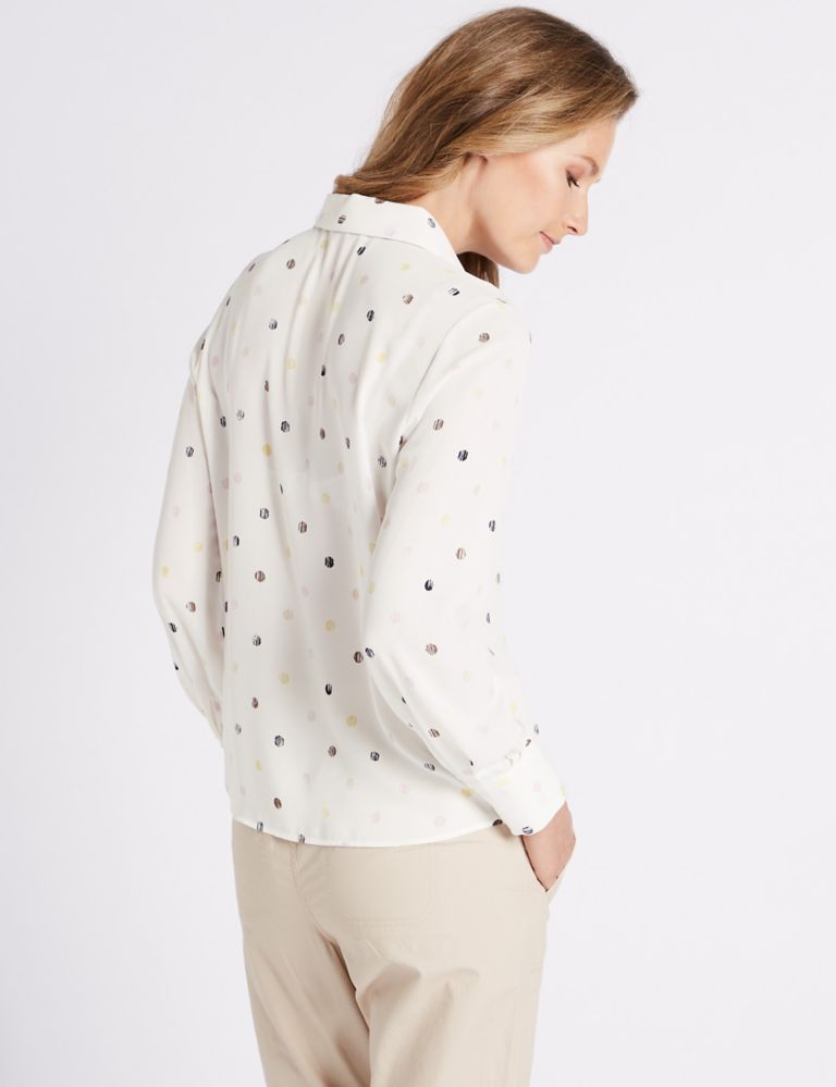 Spotted Long Sleeve Shirt 4 of 5