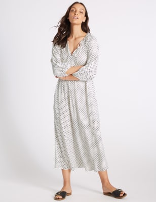 Midi shop tunic dress