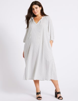 Marks and spencer tunic hotsell midi dress