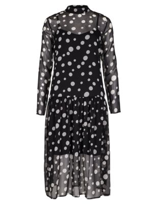 Spotted Midi Tunic Dress | Limited Edition | M&S