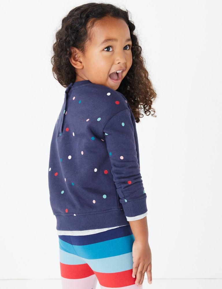 Spotted Print Sweatshirt (3 Months - 7 Years) 4 of 4