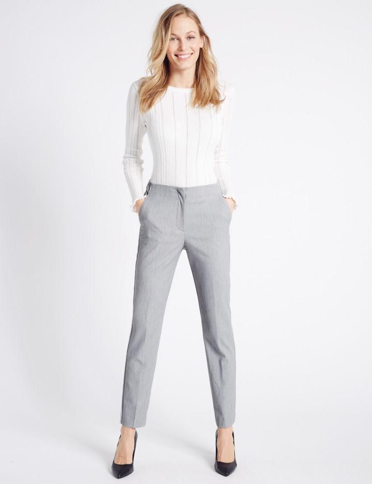 Spotted Slim Leg Trousers 1 of 6