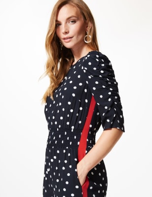 marks and spencer spotted jumpsuit