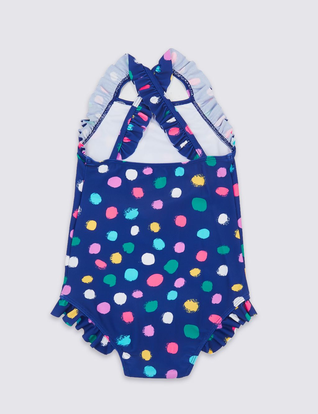 Spotted Swimsuit (3 Months - 7 Years) 1 of 3