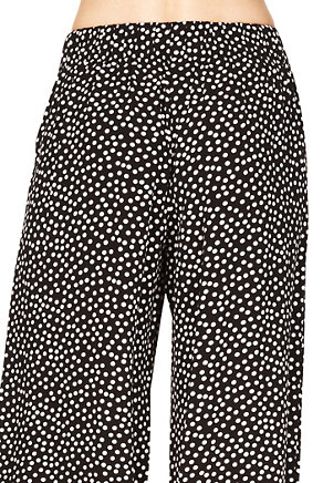 Spotted Wide Leg Beach Trousers Image 2 of 3