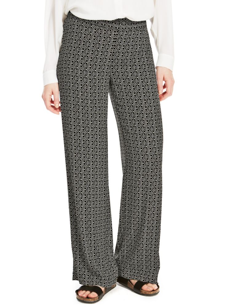 Spotted Wide Leg Trousers 1 of 3