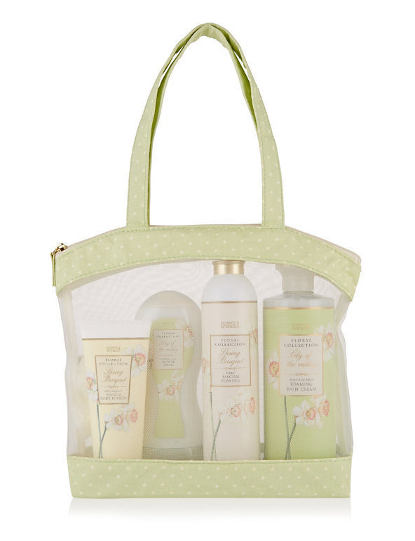 Spring Bouquet Toiletry Gift Bag Image 1 of 2