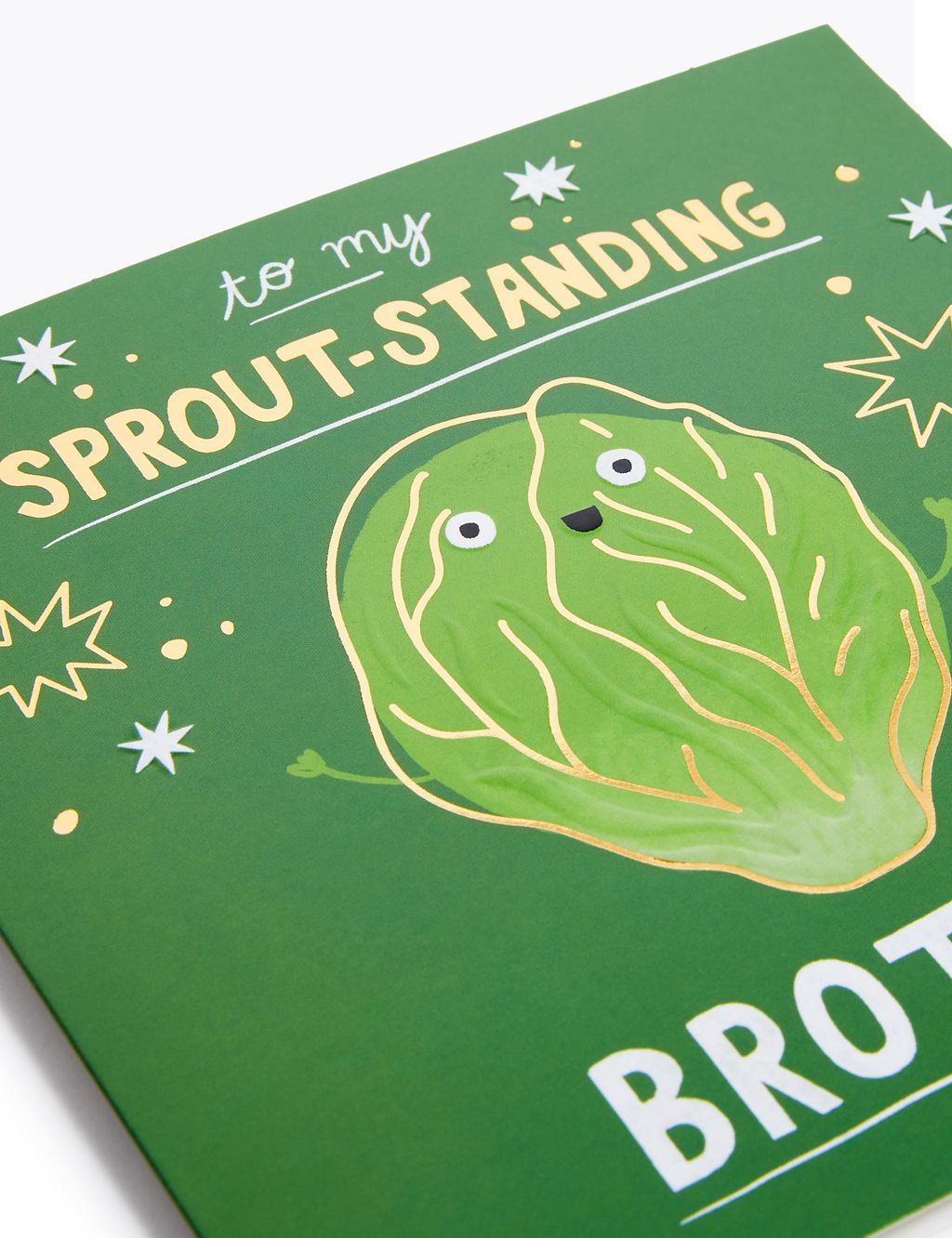 Sprout-standing Brother Christmas Card 2 of 2