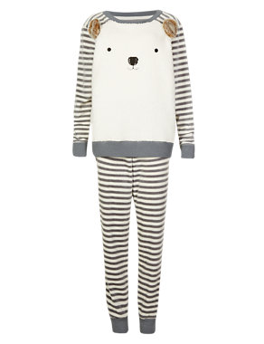 Square Bear & Striped Pyjamas Image 2 of 5