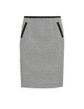 Square Checked A-Line Mini Skirt Image 2 of 4