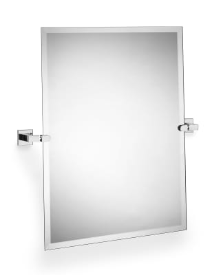 Square Chrome Bathroom Mirror M&S