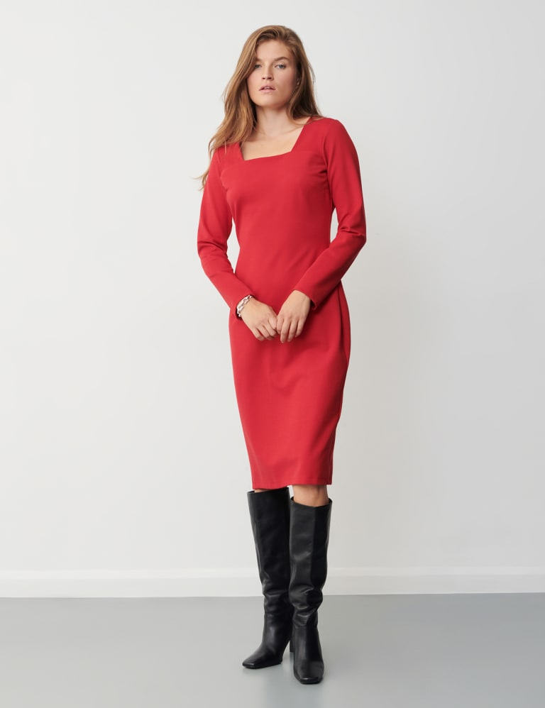 M&s double crepe bodycon dress discount