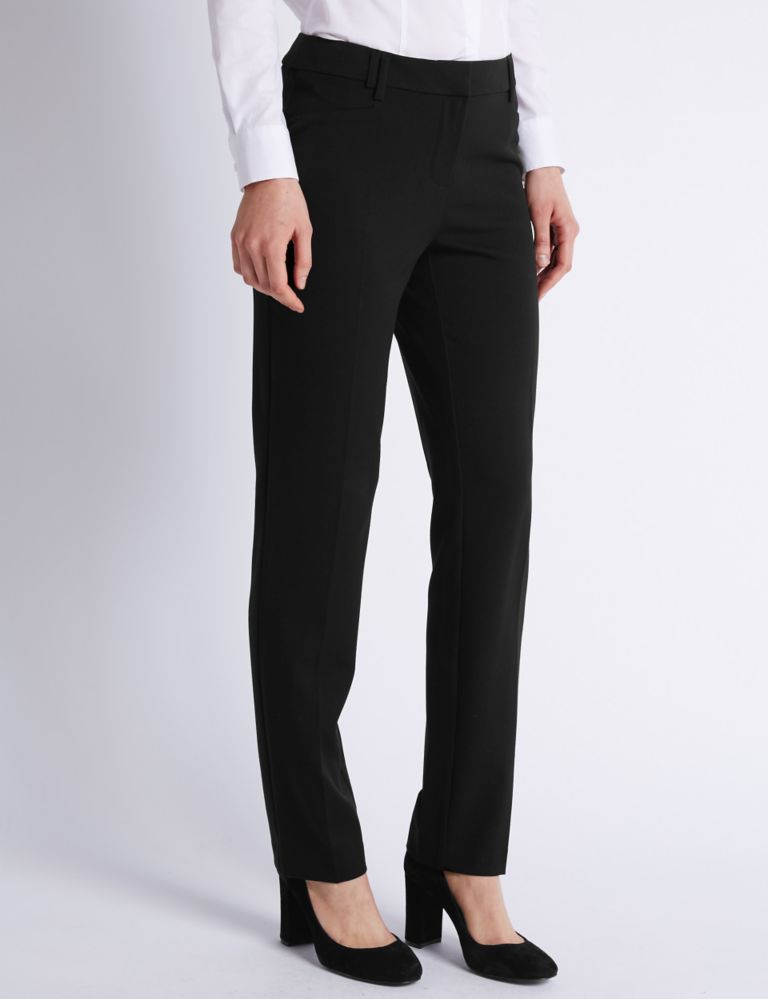 Staggered Seam Slim Leg Trousers 1 of 3
