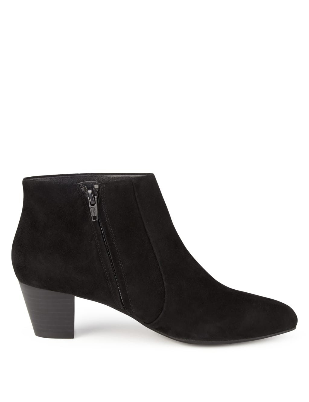 Stain Away™ Suede Pointed Toe Ankle Boots Footglove™ M&S