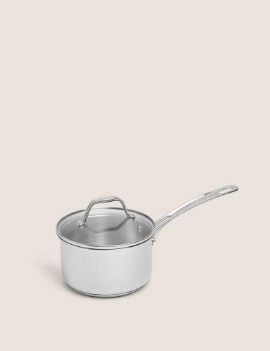 Stainless Steel 16cm Small Saucepan 1 of 5