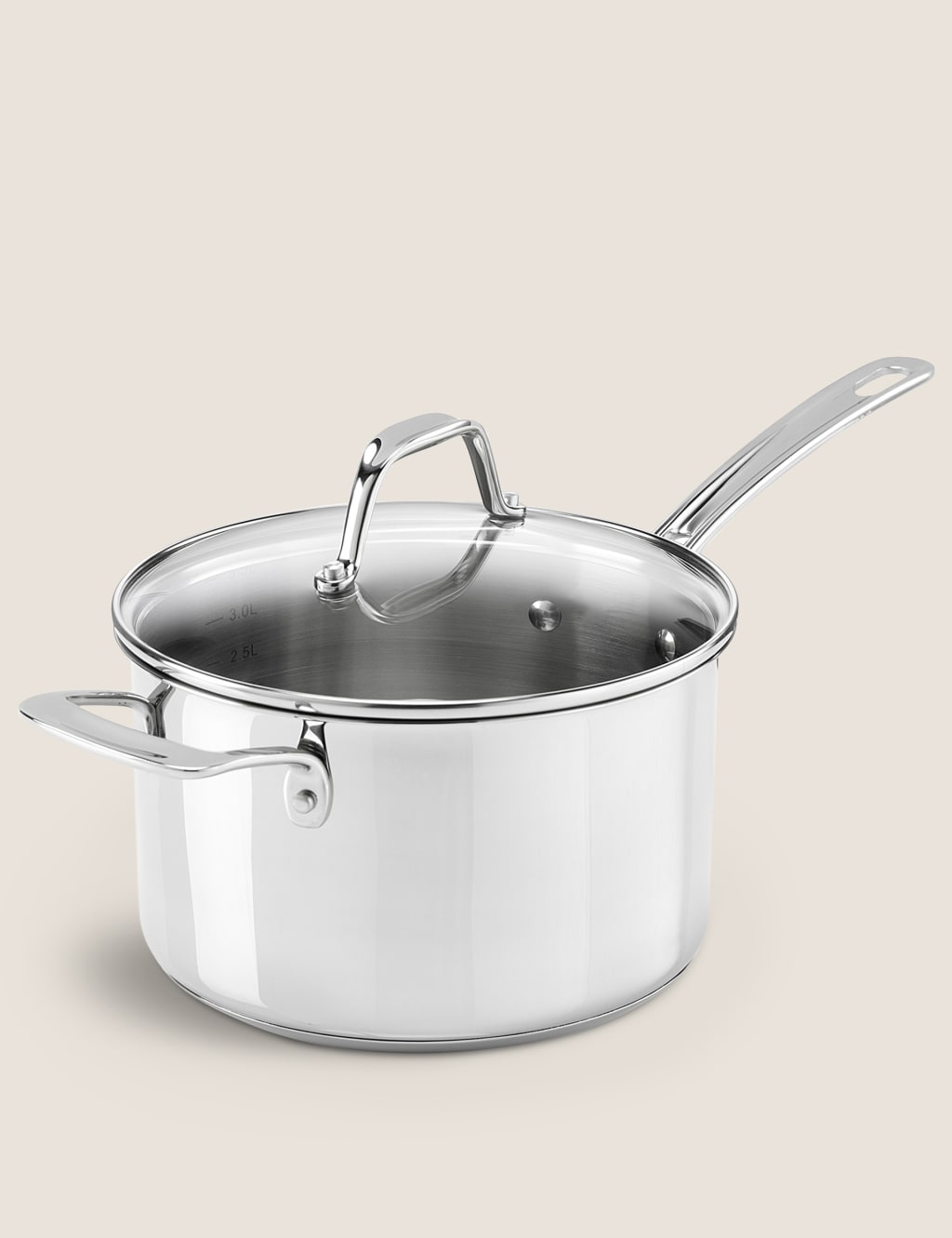 Stainless Steel 20cm Large Saucepan 3 of 3