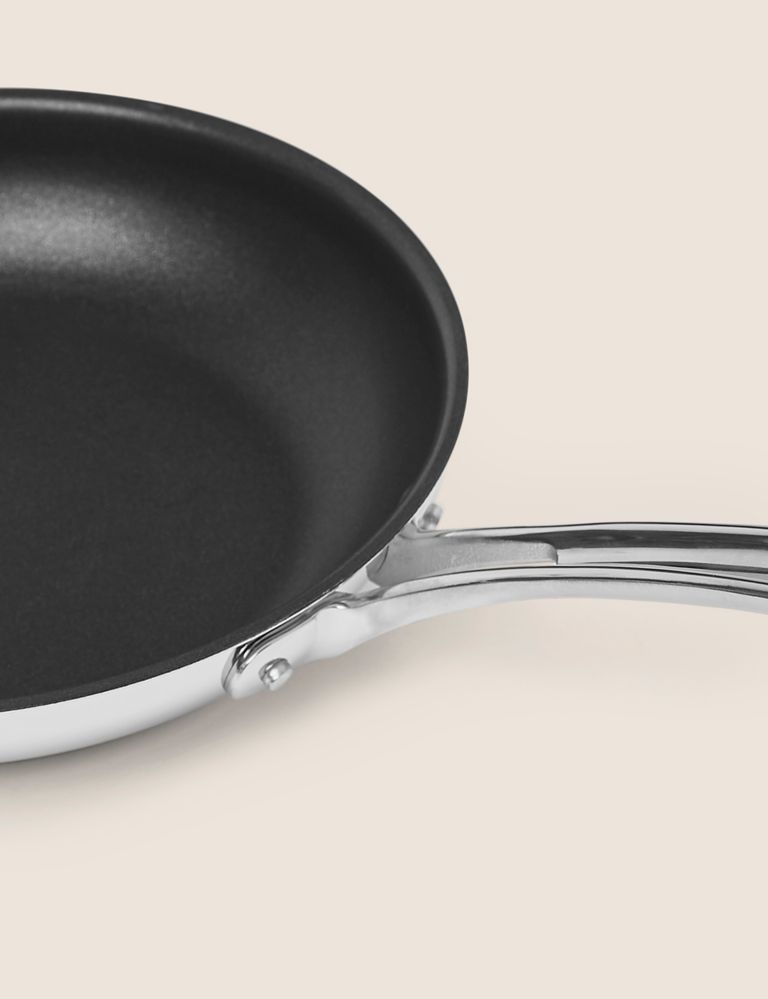Stainless Steel 20cm Small Non-Stick Frying Pan, M&S Collection