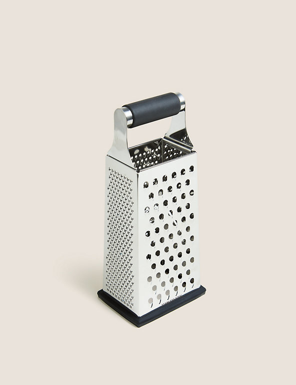 Stainless Steel 24cm 4 Sided Grater Image 1 of 2