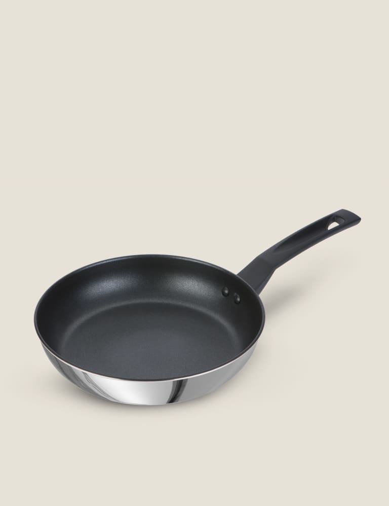 Stainless Steel 20cm Small Non-Stick Frying Pan, M&S Collection