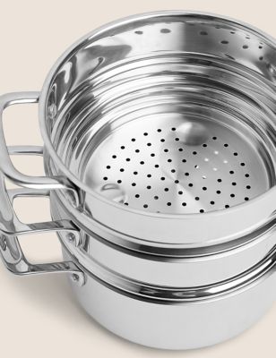 Stainless Steel 3 Tier Steamer Image 2 of 6