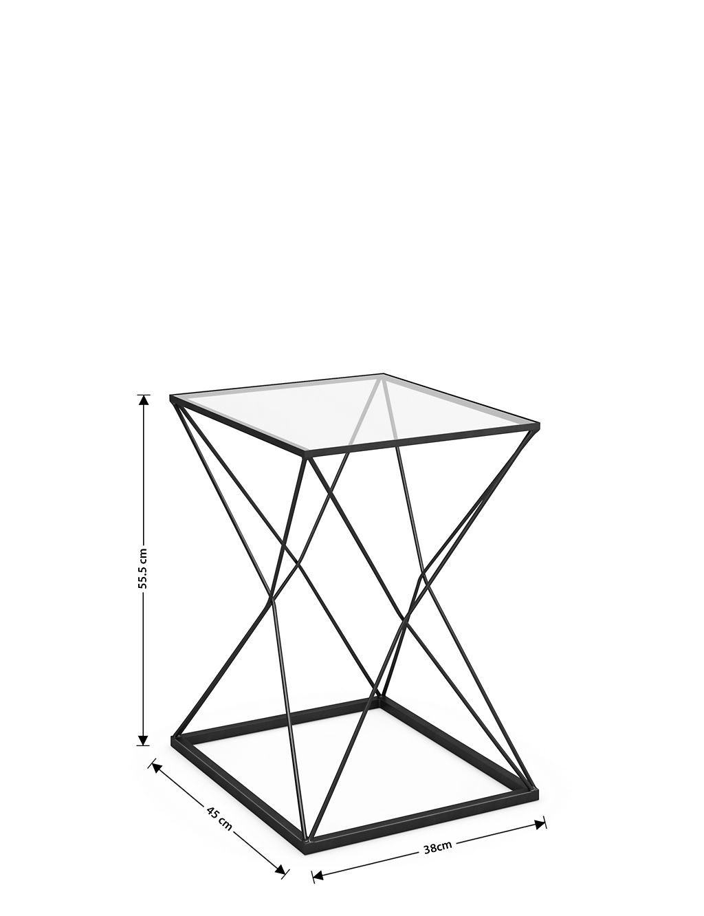 Star Geometric Side Table 4 of 7