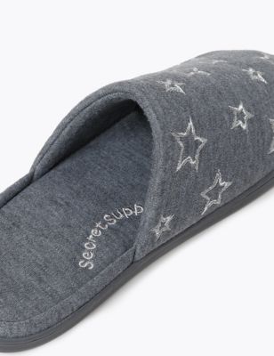 Star Mule Slippers with Secret Support 