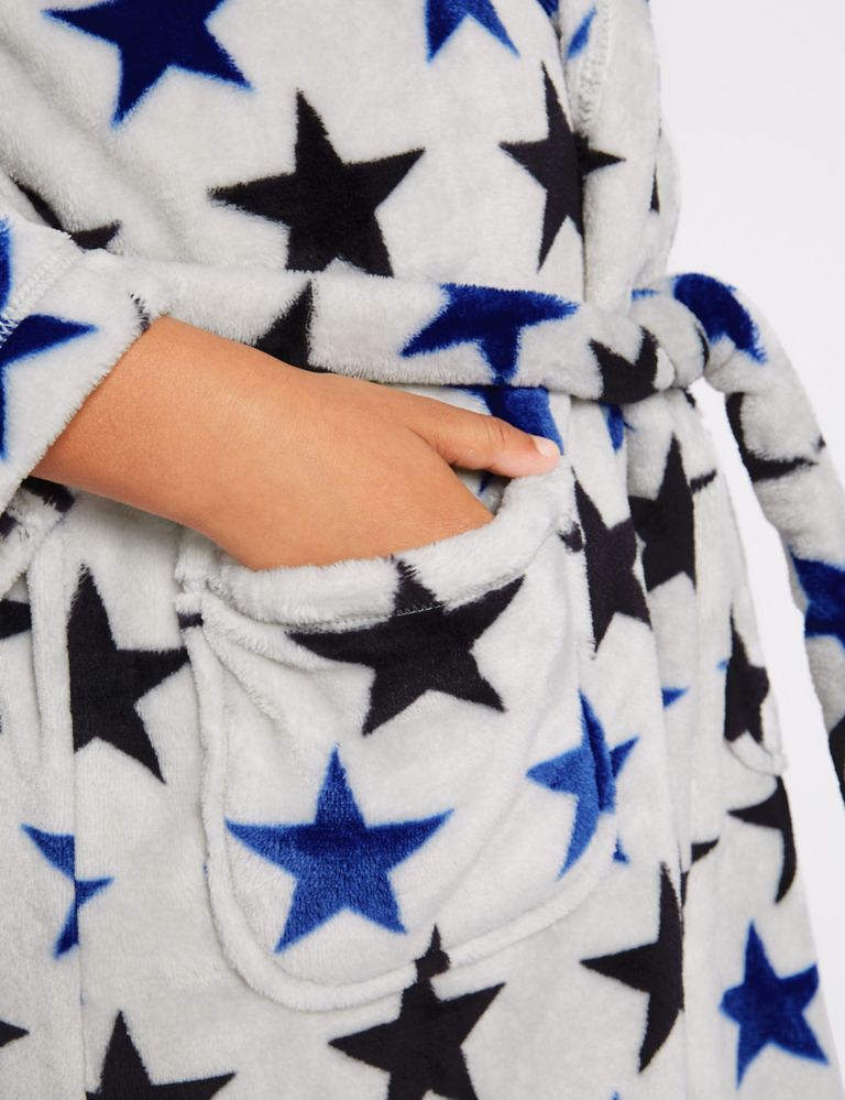 Star Print Dressing Gown (1-16 Years) 4 of 6