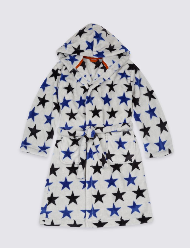Star Print Dressing Gown (1-16 Years) 2 of 6