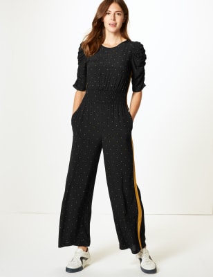 marks and spencer black jumpsuit