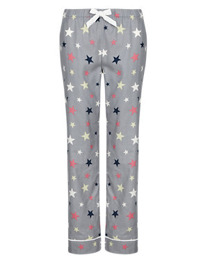 Star Print Pyjama Bottoms Image 2 of 5