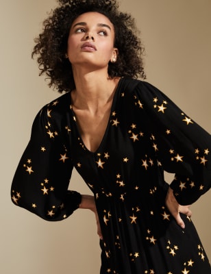 Marks and clearance spencer constellation dress