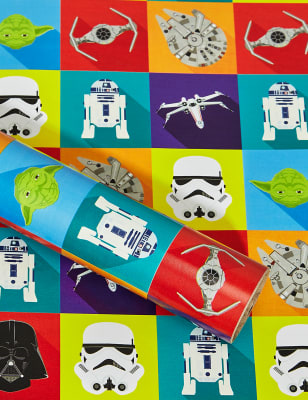 Star Wars™ 2 Meter Roll Wrapping Paper M&S