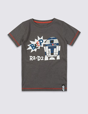 Star Wars™ Beep R2-D2 Slogan T-Shirt (1-8 Years) Image 2 of 3