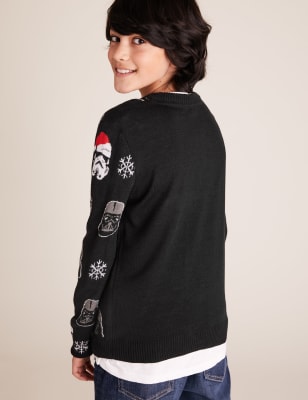 Star Wars Christmas Jumper 6 16 Yrs M S