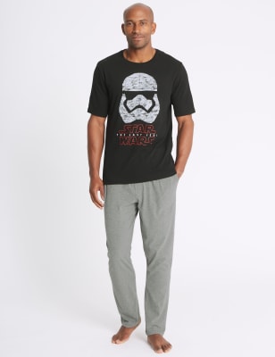 Star Wars Pure Cotton Printed Pyjama Set M S Collection M S