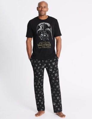 Star Wars Pure Cotton Printed Pyjama Set M S Collection M S