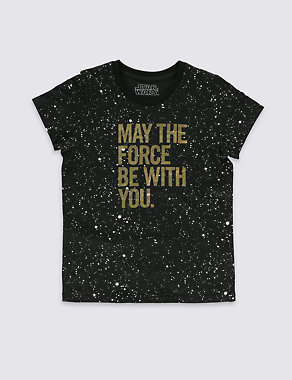 Star Wars™ Pure Cotton T-Shirt (5-14 Years) Image 2 of 3