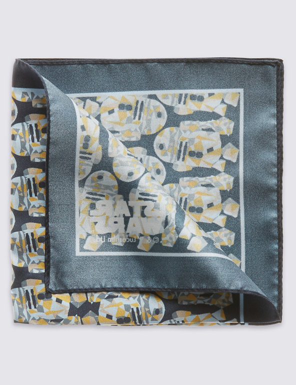 Star Wars™ Pure Silk Watercolour Handkerchief Image 1 of 1