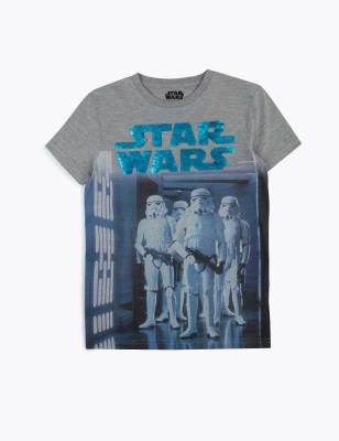 star wars reversible sequin t shirt